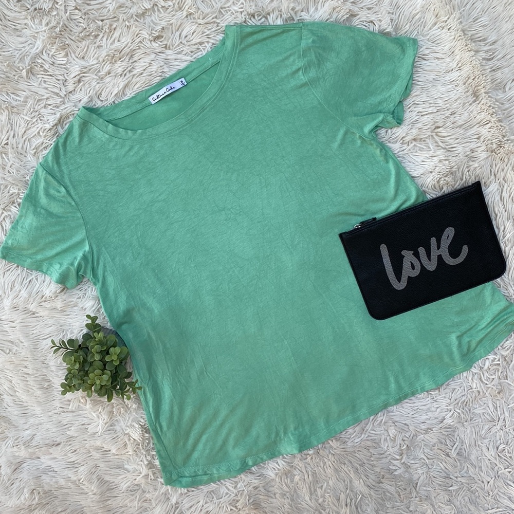 Culture Code Scoop Neck T-Shirt 💗 Mint Green